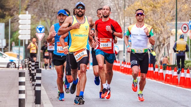 Sports event photographers help runners and athletes find their race photos