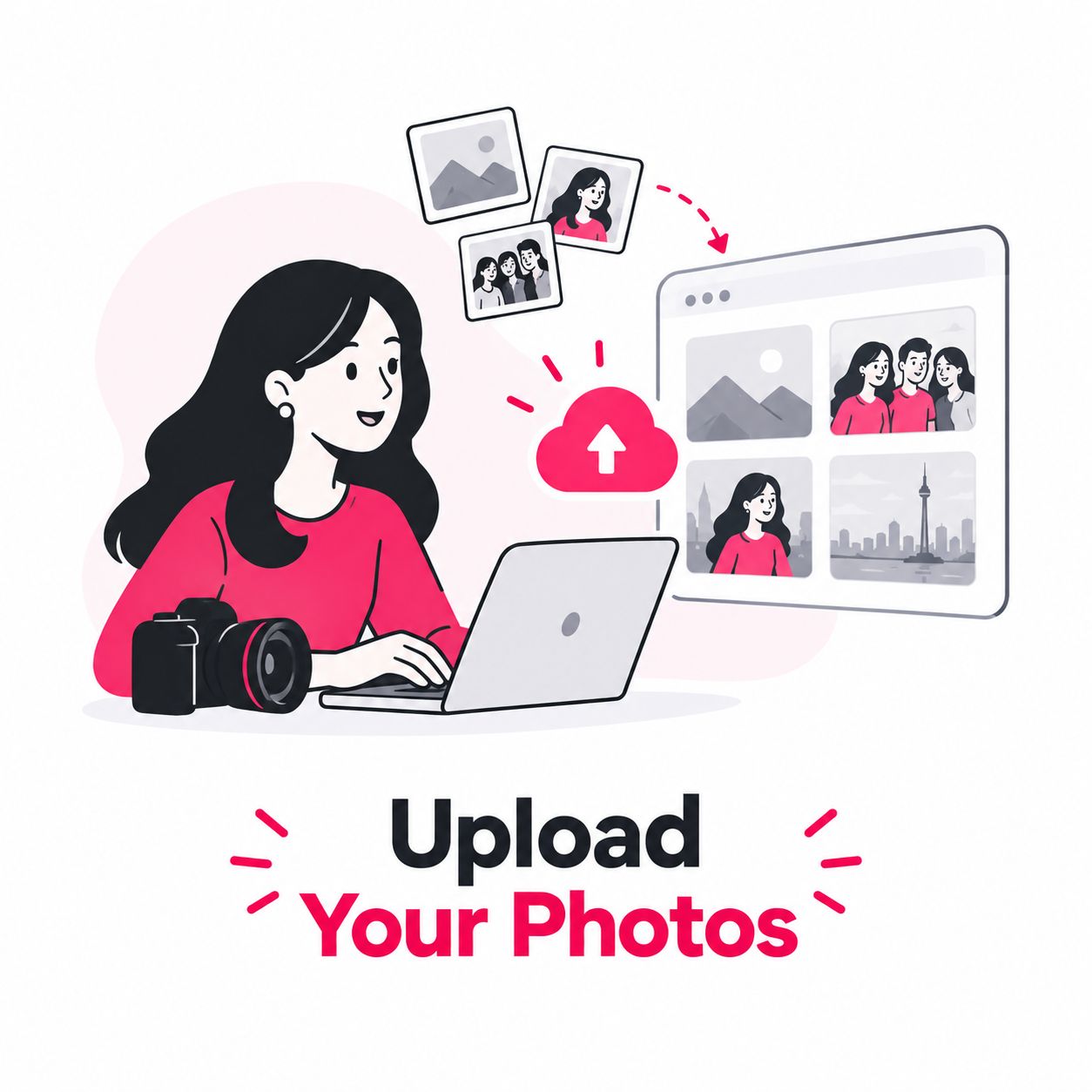 Uploading event photos