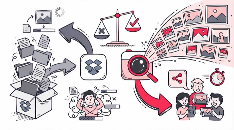 Dropbox vs. SnapSeek: Why Event Photographers Are Switching for Seamless Photo Sharing