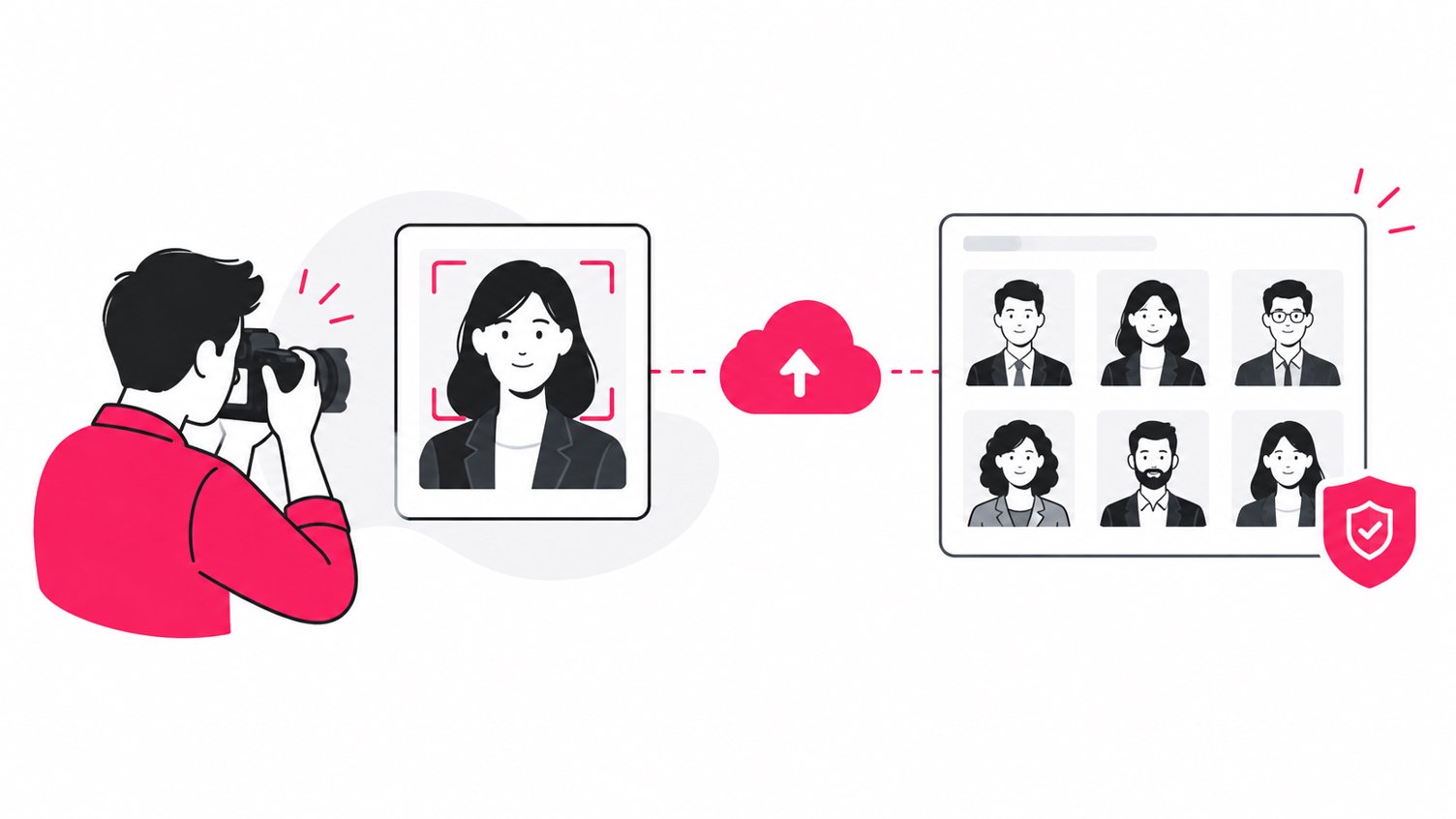 How to Share Professional Headshots Using SnapSeek