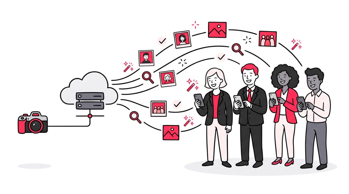 How to Share Corporate Event Photos with Attendees