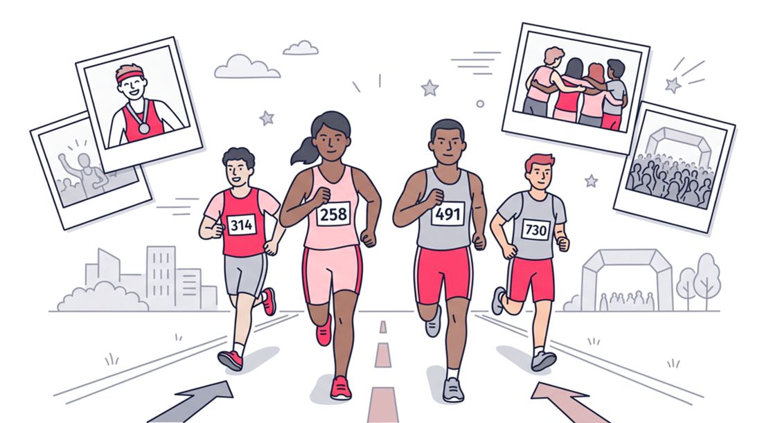 How to Share Marathon Photos Without Bib Numbers Fast