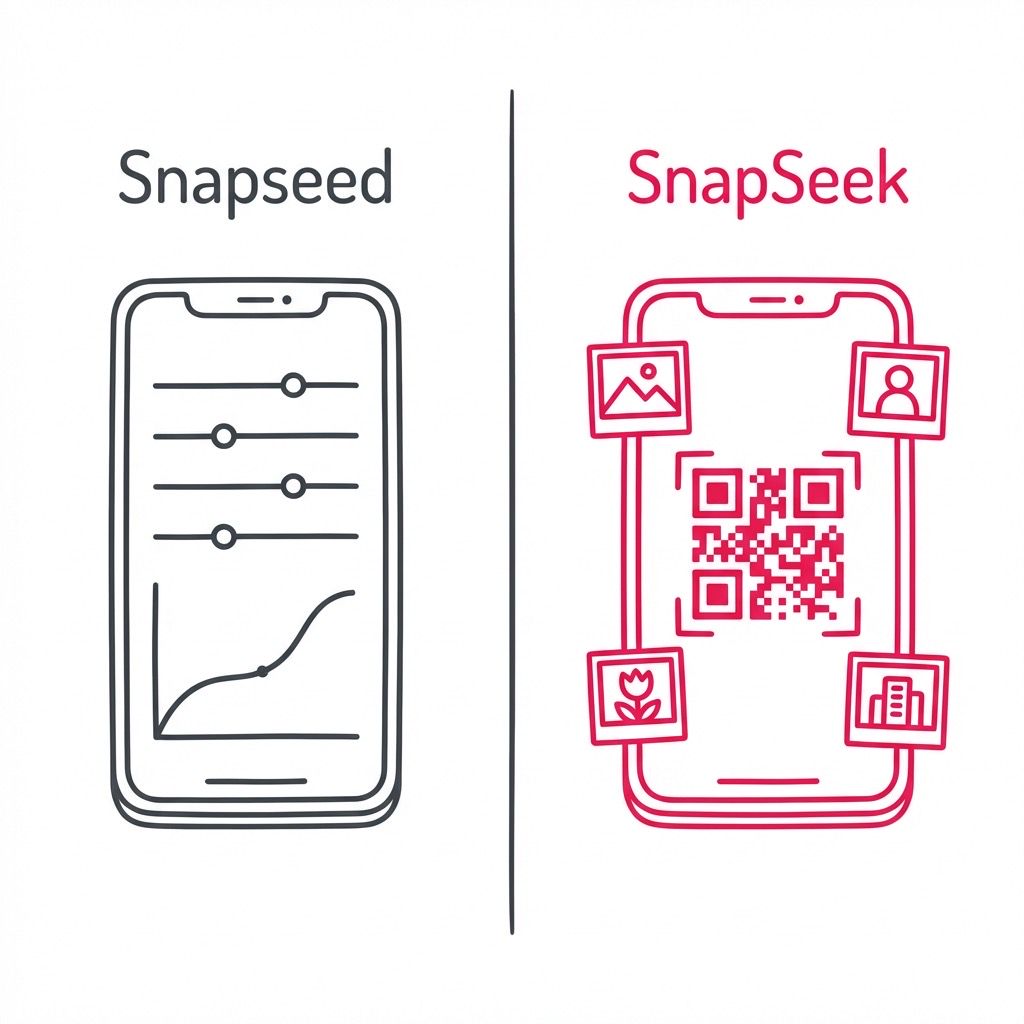 SnapSeek vs. Snapseed: Editing Photos vs. Sharing Memories